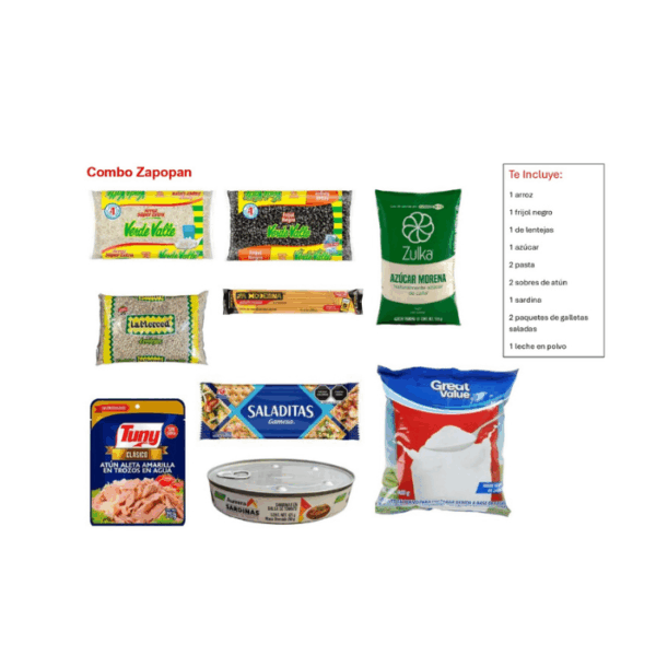 Combo Zapopan – mezcla de básicos y proteína
