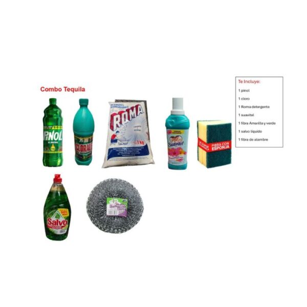 Combo Tequila – productos de limpieza